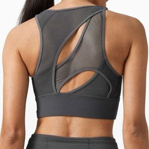 Lululemon Set Challenger Bra in Graphite Grey